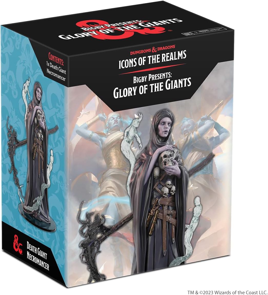 Dungeons & Dragons Icons of the Realms: Bigby Presents Glory of the Giants - Death Giant Necromancer Boxed Mini