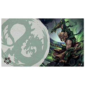Legend of the Five Rings Master of the High House of Light Playmat Dragon Clan