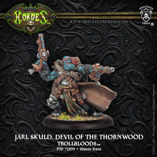 Hordes Trollbloods Jarl Skuld, Devil of The Thornwood Warlock