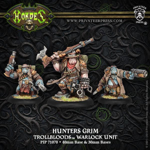 Hordes Trollbloods Hunters Grim Epic Warlock Unit