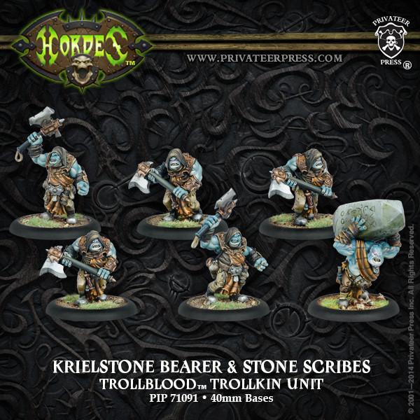 Hordes Trollbloods Krielstone Bearer & Stone Scribes