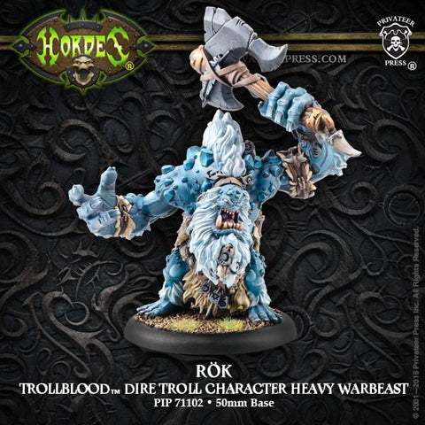 Hordes Trollbloods Rok Character Heavy Warbeast