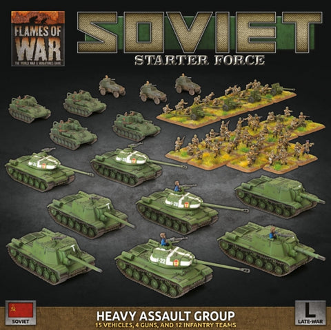 Flames Of War (WWII): Soviet LW 'Heavy Assault Group' Army Deal (Plastic)