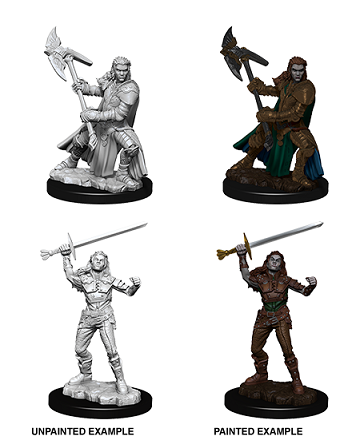 Dungeons & Dragons Nolzur`s Marvelous Miniatures: W7 Female Half-Orc Fighter