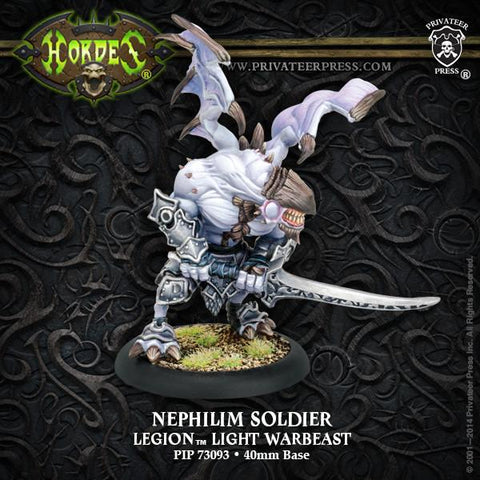 Hordes Legions of Everblight Nephilim Soldier Light Warbeast Plastic Miniatures Kit