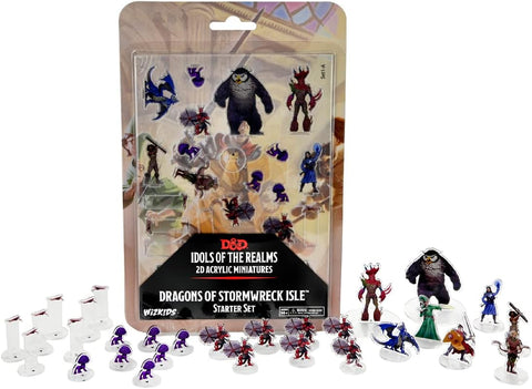Dungeons & Dragons Fantasy Miniatures: Idols of the Realms 2D Dragons of Stormwreck Isle