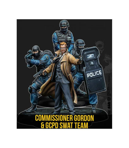 Batman Miniature Game: Commissioner Gordon & GCPD SWAT Team (2nd Edition) (Resin)