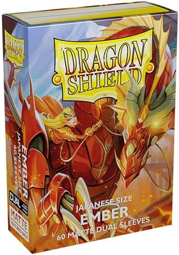 Dragon Shields: Japanese (60) Matte Dual - Ember