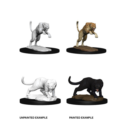 Dungeons & Dragons Nolzur`s Marvelous Unpainted Miniatures: Panther & Leopard