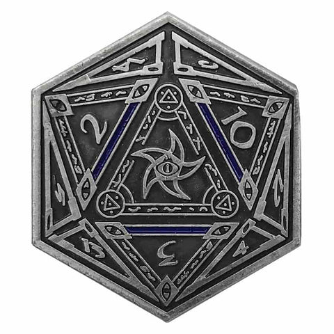 Infinite Black: D2 Coin: Astral Elder Sign (Silver)