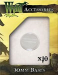 Wyrd Accessories Clear Translucent Bases 30mm