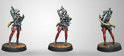 Corvus Belli Infinity Nomads Corregidor Bandits w/hacker