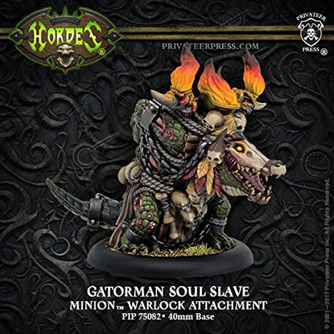 Hordes: Minions Gatorman Soul Slave Warlock Attachment (Resin/White Metal)