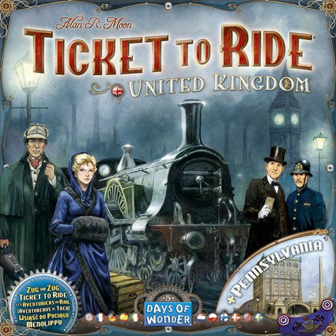 Ticket To Ride: Map Collection V5 - United Kingdom and Pennsylvania