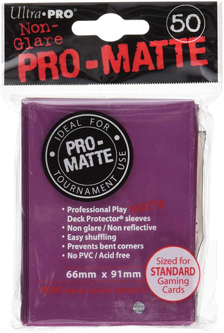 Ultra Pro Matte Deck Protector Sleeeves 50 Count Blackberry