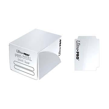 UltraPro Pro-Dual Deck Box (Holds 120 Cards) White