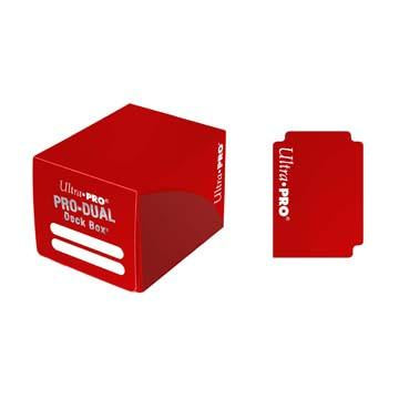 UltraPro Pro-Dual Deck Box (Holds 120 Cards) Red