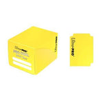 UltraPro Pro-Dual Deck Box (Holds 120 Cards) Yellow