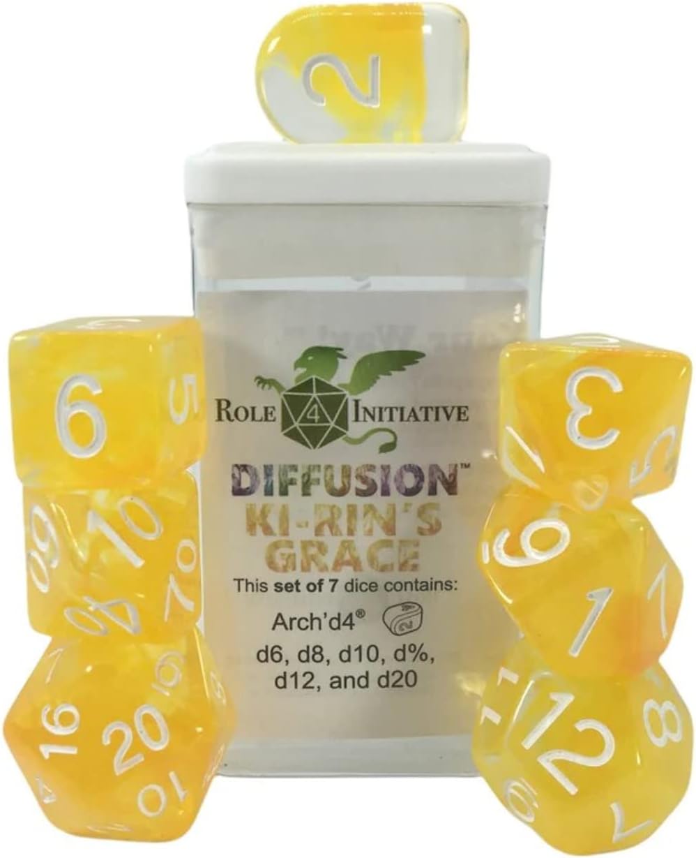 Diffusion Poly Set - Ki-Rin's Grace w/Numbers (7)