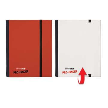 UltraPro Pro-Binder 4-Pocket Flip Red and White