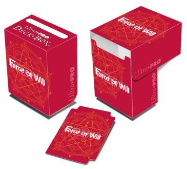 Ultra Pro Deck Box Force of Will Red Box with Logo