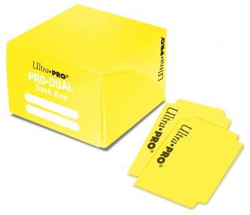 UltraPro Pro-Dual Deck Box (Holds 180 Cards) Yellow