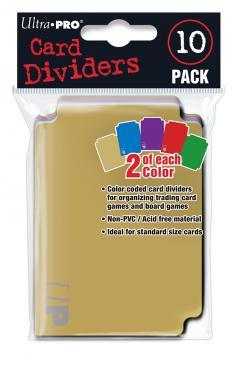 Ultra Pro Multicolor Card Dividers 10pk