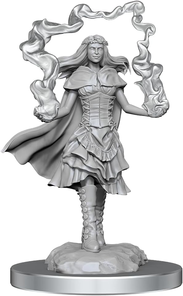Dungeons & Dragons Nolzur's Marvelous Miniatures: W21 Dark Spellcaster & Flameskulls