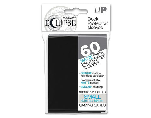 Pro Matte Eclipse Black 60ct Small Deck Protectors