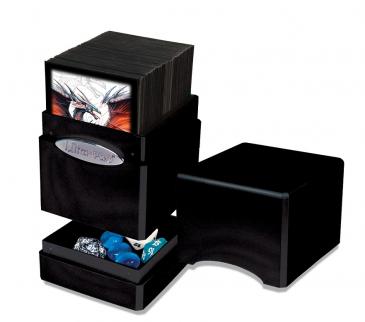 Ultra Pro Hi-Gloss Midnight Satin Tower Deck Box