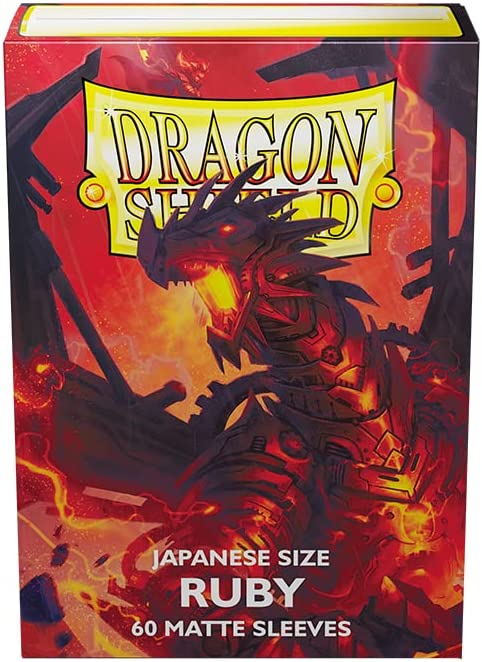 Dragon Shields Japanese: (60) Matte Ruby