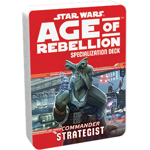 Star Wars Age of Rebellion Specialization Deck Commander Strategist