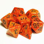 Chessex Polyhedral 7-Die Set Speckled Fire 25303