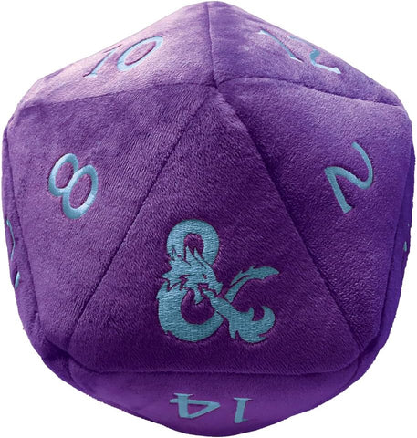 Dungeons & Dragons RPG: Phandelver Campaign - Jumbo D20 Plush Royal Purple and Sky Blue