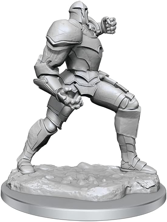 Critical Role Unpainted Miniatures: W04 Platinum Golem
