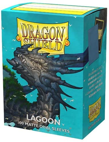 Dragon Shields: (100) Matte Dual - Lagoon