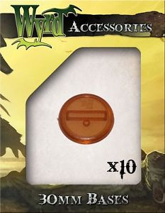 Malifaux: Rootbeer Translucent Bases 30mm