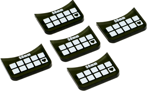 Warmachine/Hordes Large-Base Wound Markers 91084