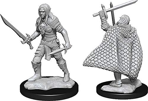 Pathfinder Deep Cuts Unpainted Miniatures: W13 Elf Fighter Male