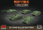 Flames Of War (WWII): (Soviet) SU Tank-Killer Battery (x5 Plastic)