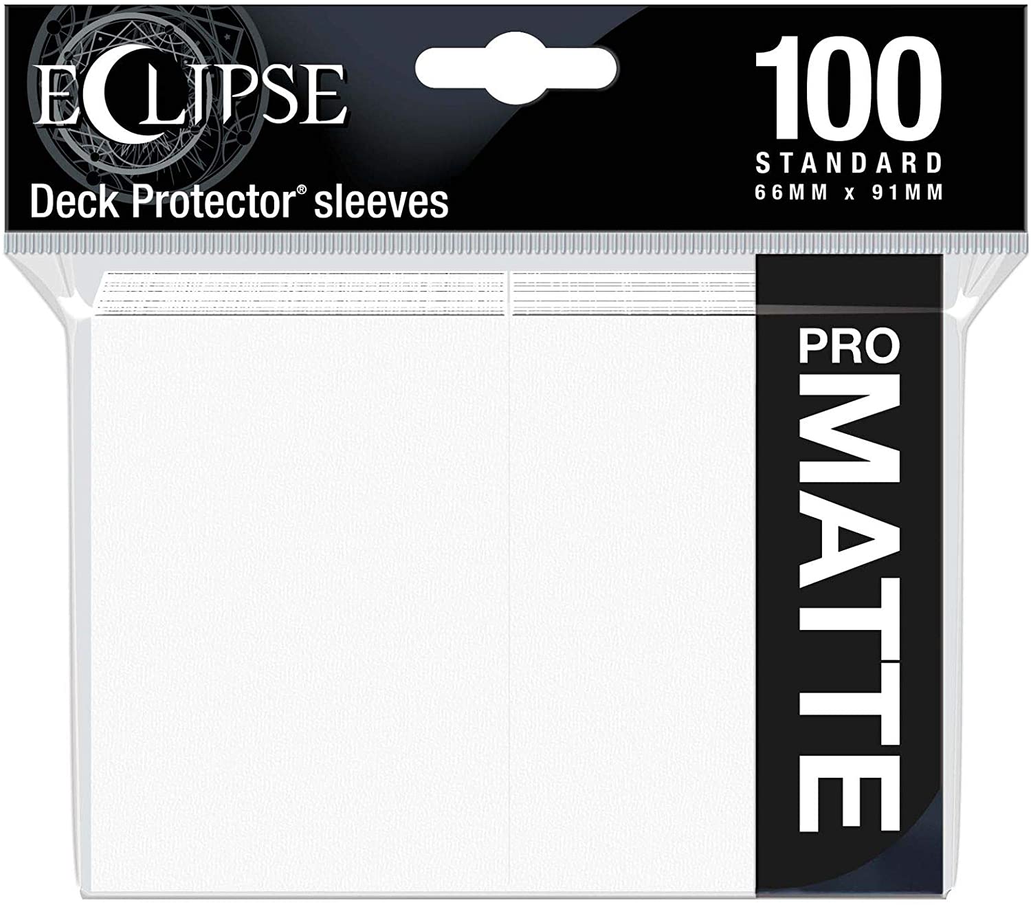 Eclipse Matte Standard Sleeves: Arctic White (100)