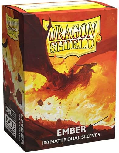 Dragon Shields: (100) Matte Dual - Ember
