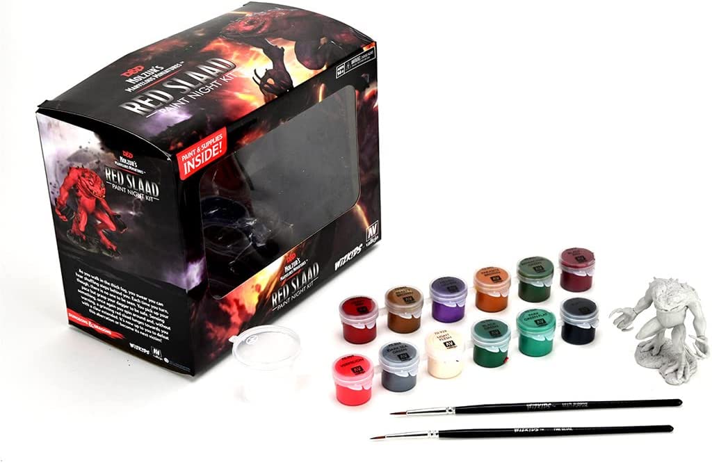 Dungeons & Dragons Nolzur`s Marvelous Unpainted Miniatures: Red Slaad Paint Night Kit 7