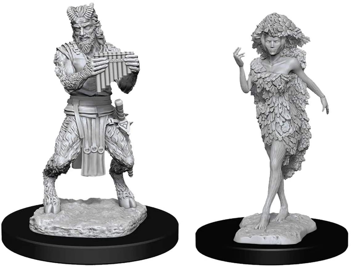 Dungeons & Dragons Nolzur`s Marvelous Unpainted Miniatures: W11 Satyr & Dryad