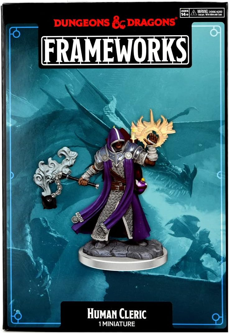 Dungeons & Dragons Frameworks: W01 Human Cleric Male