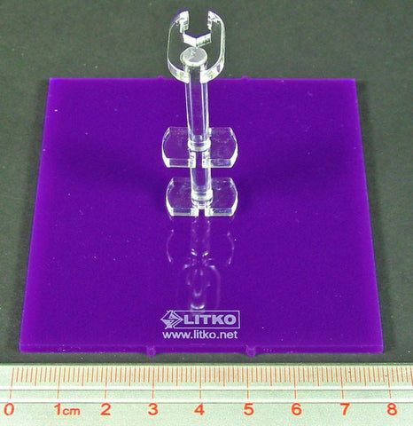 Litko Large Deluxe Space Fighter Flight Stand (1) Opaque Purple