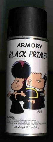 Armory Black Primer Spray