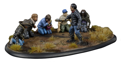 The Walking Dead All Out War 'Eeny Meeny Miny Moe' Collectors Resin Diorama