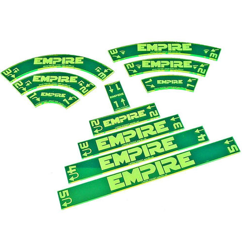 Litko Space Fighter Empire Maneuver Gauge Set Fluorescent Green