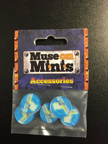 Muse On Minis Infinity Irregular Order Tokens Blue
